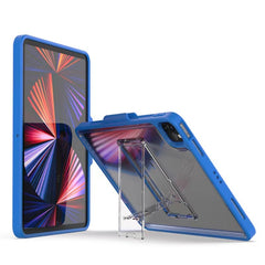Mutural Transparent Holder Tablet Case, For iPad Air 2022/ 2020 10.9, For iPad Pro 11 / 2021 / 2020 / 2018, For iPad 10.2 2021 / 2020 / 2019 / 10.5