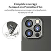 Anti-glare Tempered Glass Back Camera Film, For iPhone 14 / 14 Plus 50pcs, For iPhone 14 Pro / 14 Pro Max 50 PCS