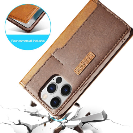 LC.IMEEKE LC-001 Color Matching Frosted Leather Phone Case, For iPhone 14 Pro Max