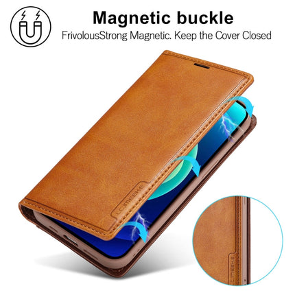 LC.IMEEKE LC-001 Color Matching Frosted Leather Phone Case, For iPhone 14 Pro Max