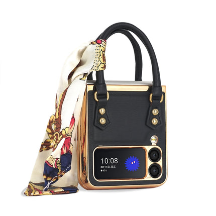 GKK Handbag Design Leather + PC Phone Case, For Samsung Galaxy Z Flip3 5G