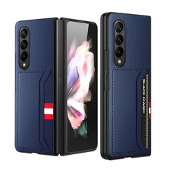 GKK Litchi Texture Card Slot Phone Case, For Samsung Galaxy Z Flip4 5G, For Samsung Galaxy Z Fold4 5G