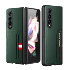 GKK Litchi Texture Card Slot Phone Case, For Samsung Galaxy Z Flip4 5G, For Samsung Galaxy Z Fold4 5G