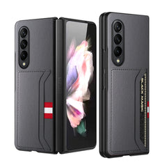 GKK Litchi Texture Card Slot Phone Case, For Samsung Galaxy Z Flip4 5G, For Samsung Galaxy Z Fold4 5G