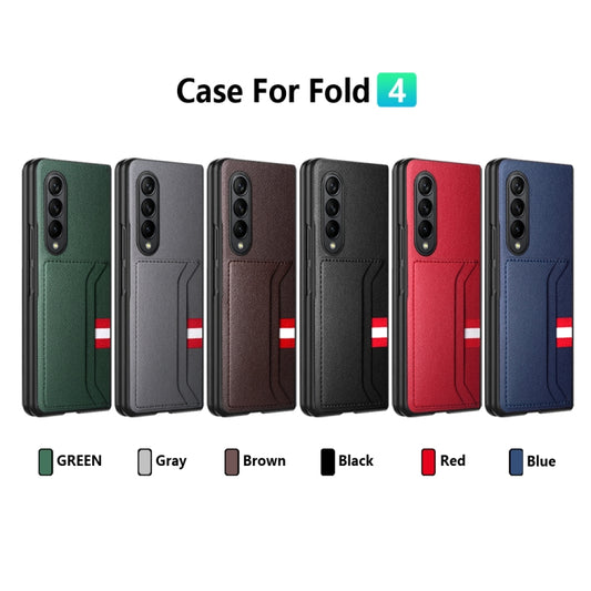 GKK Litchi Texture Card Slot Phone Case, For Samsung Galaxy Z Flip4 5G, For Samsung Galaxy Z Fold4 5G
