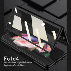 GKK Litchi Texture Card Slot Phone Case, For Samsung Galaxy Z Flip4 5G, For Samsung Galaxy Z Fold4 5G