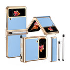 For Samsung Galaxy Z Flip3 5G / Gold Blue