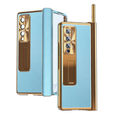 Litchi Pattern Magnetic Shell Film Integrated Shockproof Phone Case