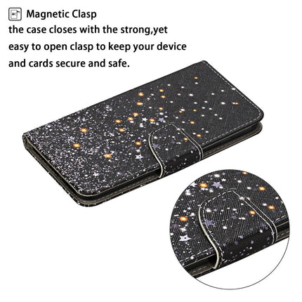 3D Colored Drawing Flip Leather Phone Case, For iPhone 14 Pro