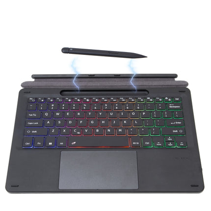 KF17S Tri-color Backlit Touch Bluetooth Keyboard, For Microsoft Surface Pro 8/Pro X