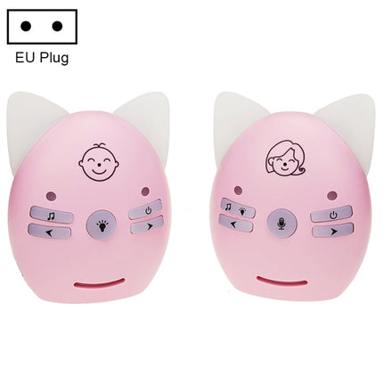 Wireless Audio Baby Monitor Support Voice Monitoring + Intercom + Night Light without Battery, US Plug, UK Plug, EU Plug, AU Plug