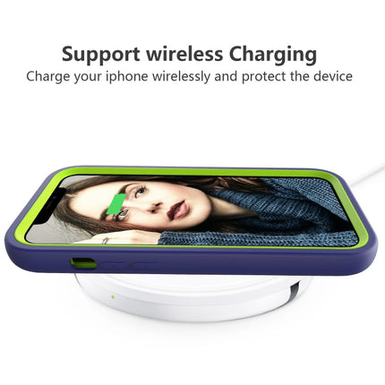 Wave Pattern 3 in 1 Silicone + PC Shockproof Phone Case, For iPhone 14, For iPhone 14 Plus, For iPhone 14 Pro