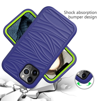 Wave Pattern 3 in 1 Silicone + PC Shockproof Phone Case, For iPhone 14 Pro Max