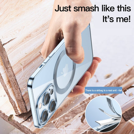 Lens Protector MagSafe Electroplated Phone Case, For iPhone 14 Pro Max, For iPhone 14 Pro, For iPhone 14 Plus