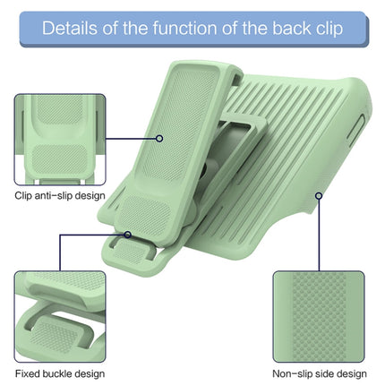 Explorer Series Back Clip Holder PC Phone Case, For iPhone 14 Pro Max