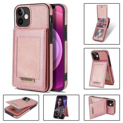 N.BEKUS Vertical Flip Card Slot RFID Phone Case, For iPhone 12 mini, For iPhone 12 Pro, For iPhone 12 Pro Max, For iPhone 13
