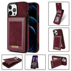 For iPhone 12 Pro Max / Wine Red