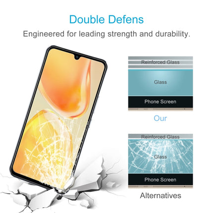 10 PCS 0.26mm 9H 2.5D Tempered Glass Film, For vivo V25 / V25e / X80 Lite / V21s (10 PCS)