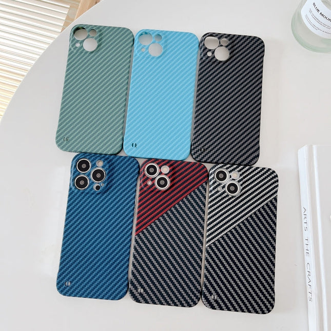 Carbon Fiber Texture PC Phone Case, For iPhone 11, For iPhone 11 Pro, For iPhone 11 Pro Max, For iPhone 12