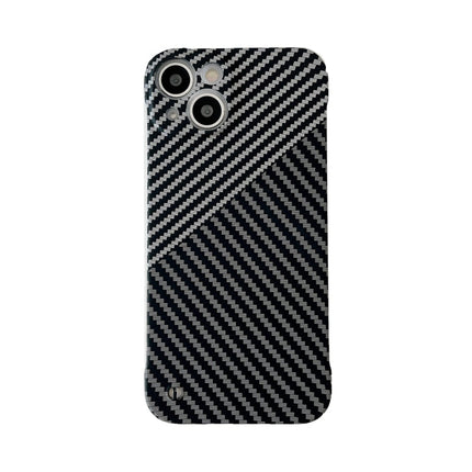 Carbon Fiber Texture PC Phone Case, For iPhone 13 Pro Max, For iPhone 14, For iPhone 14 Plus, For iPhone 14 Pro