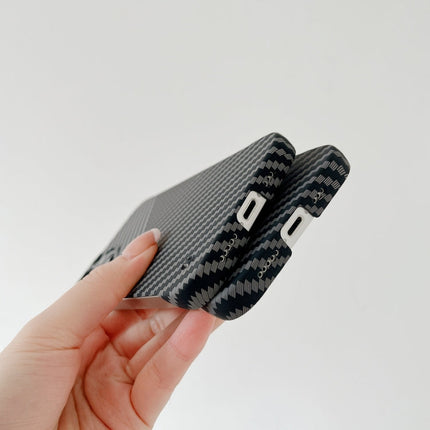 Carbon Fiber Texture PC Phone Case, For iPhone 14 Pro Max