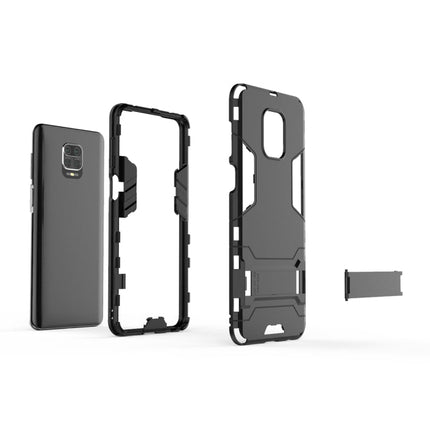 PC + TPU Shockproof Protective Case with Holder, For Xiaomi Redmi Note 9 Pro Max, For Xiaomi Redmi Note 9S