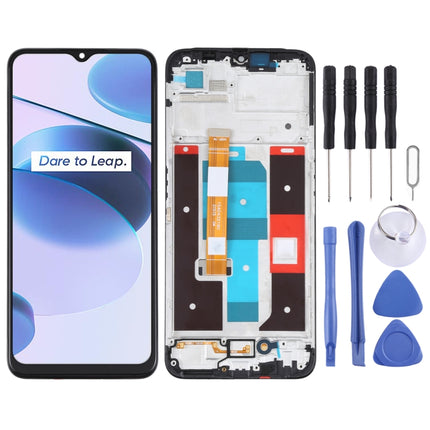 LCD Screen and Digitizer Full Assembly with Frame, For Realme C35 RMX3511, For Realme C31 RMX3501, For TCL 30E / 30 SE, For OPPO A57 5G