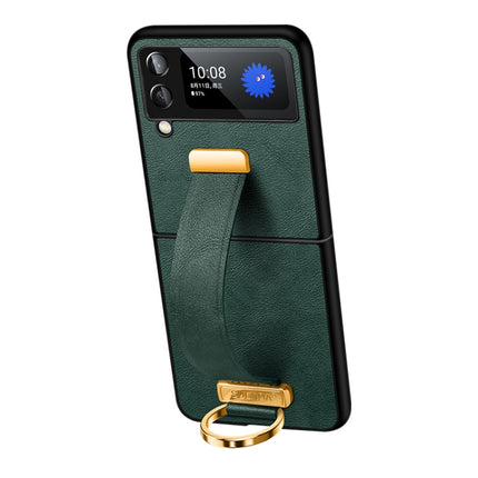 SULADA Cool Series PC + Leather Texture Skin Feel Shockproof Phone Case, For Samsung Galaxy Z Fold4, For Samsung Galaxy Z Flip4