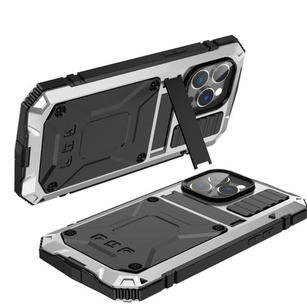 R-JUST Shockproof Waterproof Dust-proof Case with Holder, For iPhone 14 Pro, For iPhone 14 Pro Max, For iPhone 14, For iPhone 14 Plus