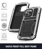 R-JUST Shockproof Waterproof Dust-proof Case with Holder, For iPhone 14 Pro, For iPhone 14 Pro Max, For iPhone 14, For iPhone 14 Plus