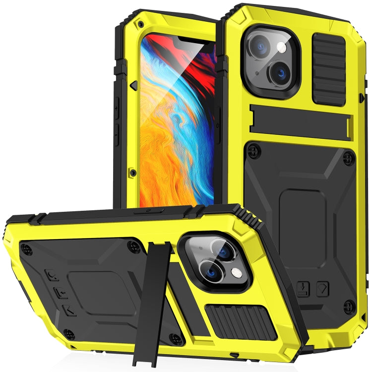 R-JUST Shockproof Waterproof Dust-proof Case with Holder, For iPhone 14 Pro, For iPhone 14 Pro Max, For iPhone 14, For iPhone 14 Plus