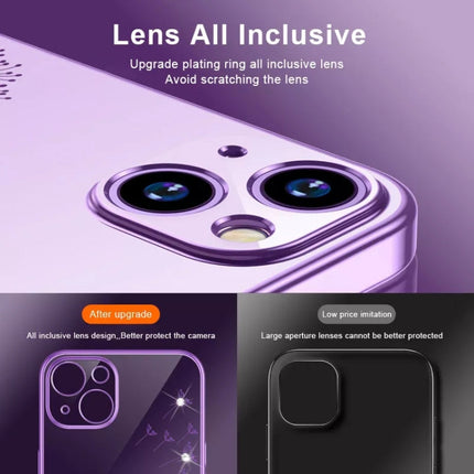 Electroplating Diamond Dandelion TPU Phone Case, For iPhone 14, For iPhone 14 Plus, For iPhone 14 Pro