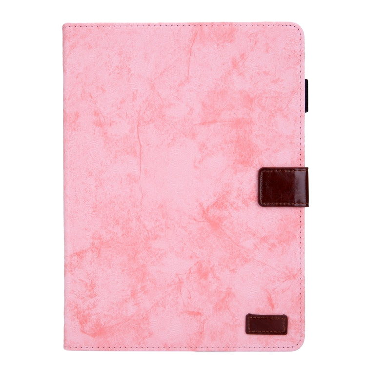 For iPad Pro 11 (2020) Marble Style Cloth Texture Tablet PC Protective Leather Case with Bracket & Card Slot