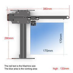 NEJE MASTER 3 Laser Engraver with N30820 Laser Module, MASTER 3 with N30820 (EU Plug), MASTER 3 with N30820 (US Plug)