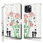 For iPhone 14 Plus / Couple Rose