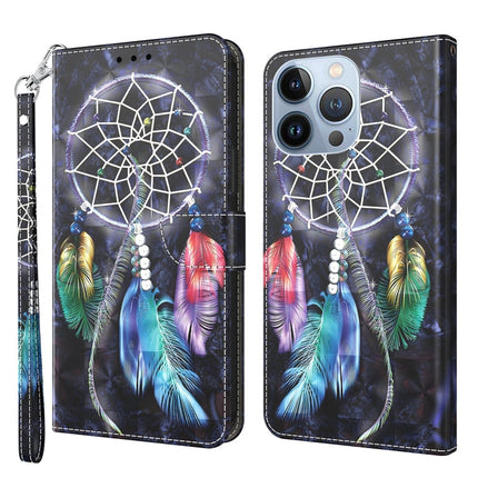 3D Painted Leather Phone Case, For iPhone 12 / 12 Pro, For iPhone 12 Pro Max, For iPhone 11