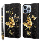 For iPhone 12 / 12 Pro / Golden Swallow Butterfly