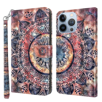 3D Painted Leather Phone Case, For iPhone 12 / 12 Pro, For iPhone 12 Pro Max, For iPhone 11