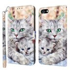 For iPhone SE 2022 / SE 2020 / 8 / 7 / Two Loving Cats
