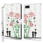 For iPhone SE 2022 / SE 2020 / 8 / 7 / Couple Rose