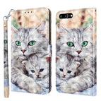 For iPhone 8 Plus / 7 Plus / Two Loving Cats