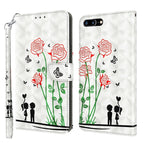 For iPhone 8 Plus / 7 Plus / Couple Rose