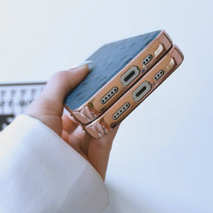 Genuine Leather Ostrich Texture Nano Case, For iPhone 14