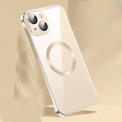 Frameless Glass CD MagSafe Case, For iPhone 14, For iPhone 14 Plus, For iPhone 14 Pro, For iPhone 14 Pro Max