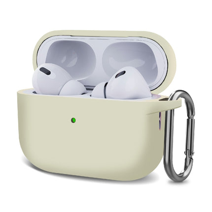 Silicone Thickening Wireless Earphone Protective Case with Hook, For AirPods Pro 2