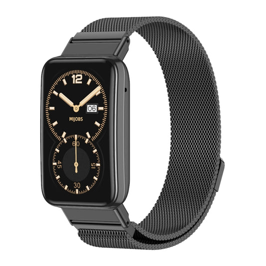 Mijobs Milan Magnetic Stainless Steel Watch Band, For Xiaomi Mi Band 7 Pro