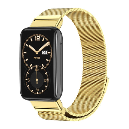 Mijobs Milan Magnetic Stainless Steel Watch Band, For Xiaomi Mi Band 7 Pro