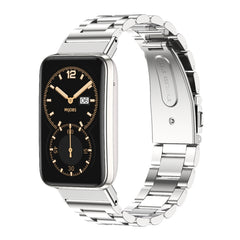 Mijobs Three-bead Metal Stainless Steel Watch Band, For Xiaomi Mi Band 7 Pro