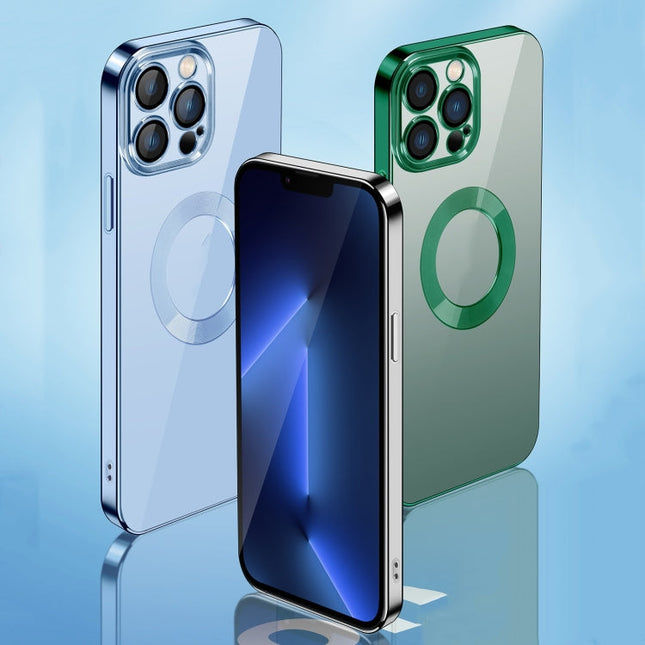 9D Plated Lens Film Clear Phone Case, For iPhone 14, For iPhone 14 Plus, For iPhone 14 Pro