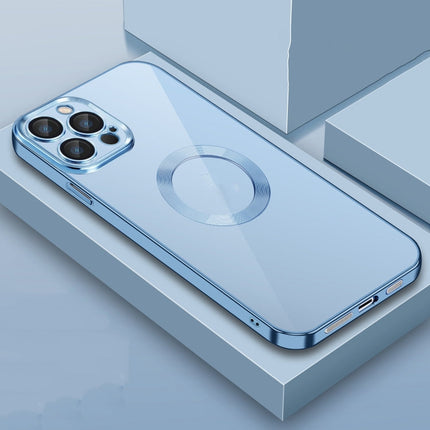 9D Plated Lens Film Clear Phone Case, For iPhone 14 Pro Max